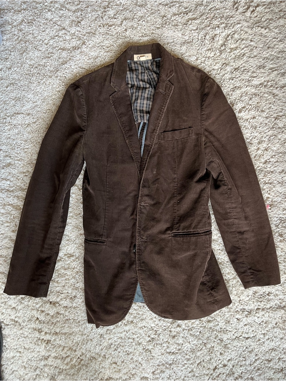 J. Crew Brown Corduroy Sport Jacket/Blazer